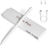 Stylus Pens for Touch Screens, Universal Fine Point iPad Pencil with Magnetic Adsorption Compatible with iPhone/iPad/Samsung/Android/Tablet & Other Touch Screens (White)