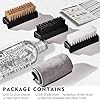 OLAMTAI Shoe Cleaner Kit for Sneaker, Cleaning Kit, Sneaker 10Oz with 3 Brush & Microfiber Towel Included, Shoe, Suede, Boot, Canvas, PU, Fabric, etc,Clear,(Madala-SC-210201)