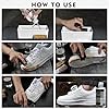 OLAMTAI Shoe Cleaner Kit for Sneaker, Cleaning Kit, Sneaker 10Oz with 3 Brush & Microfiber Towel Included, Shoe, Suede, Boot, Canvas, PU, Fabric, etc,Clear,(Madala-SC-210201)